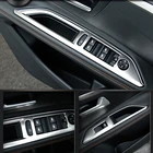 Аксессуары из нержавеющей стали для Peugeot 3008 GT 2017 2018-2021, крышка переключателя окон автомобиля, зеркальная отделка, Стайлинг автомобиля LHD