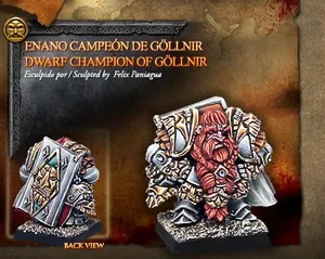 Модельный комплект из смолы аватары войны 30 мм Gonell Champion Warrior