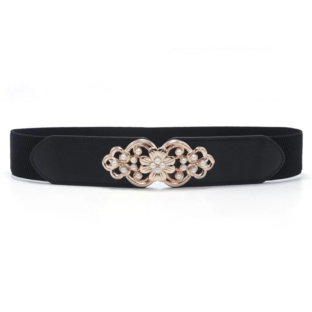 Ремень из искусственной кожи Женский с металлической пряжкой в форме сердца 105 см