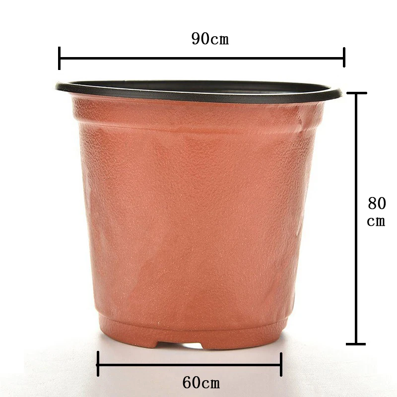 

10 Pcs Mini Plastic Round Flower Pot Terracotta Nursery Planter Home Decor Lkj Refinement Nursery Pot Wholesale