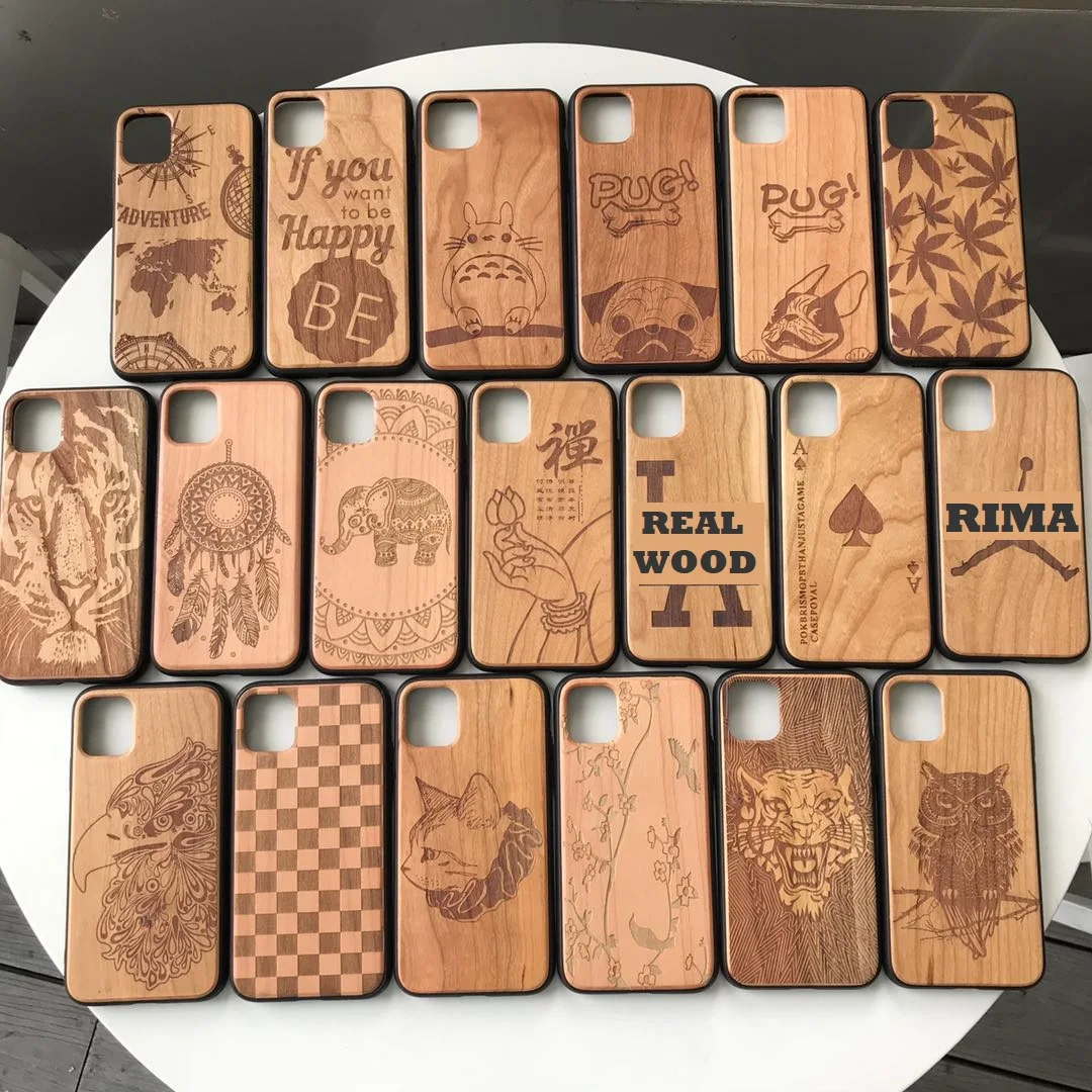 Natural Real Wood Wooden + TPU Case For Samsung Galaxy S22 S21 S20 FE S10 Note 20 Ultra Note 10 Plus Case Cover Phone Shell Bag