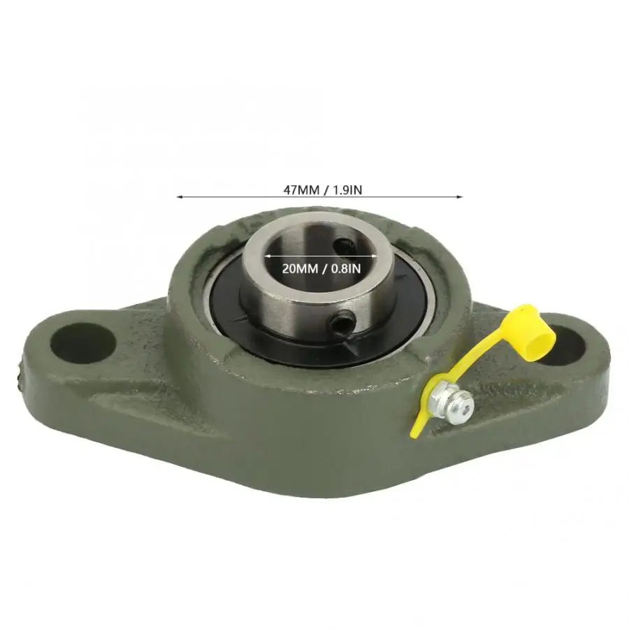 Утолщенный самоустанавливающийся ромбовидный подшипник UCFL204 Овальный фланцевый