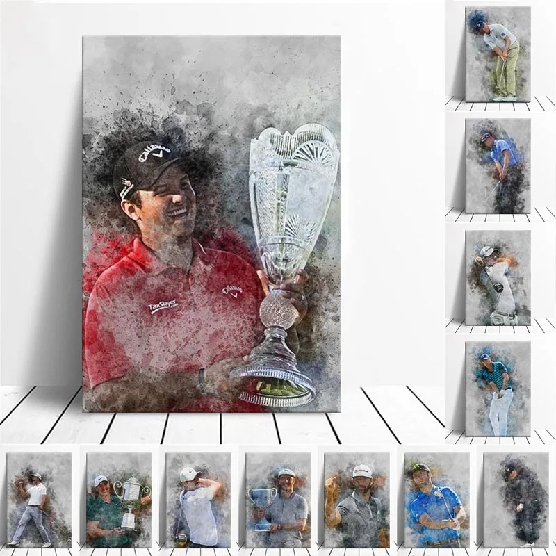 Настенная картина без рамки Патрик Герд голфер Художественная печать на холсте