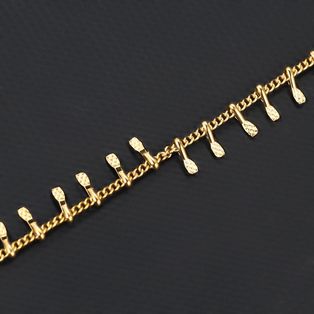 Semitree 1 метра цепочки из нержавеющей стали для ожерелья компоненты браслета DIY