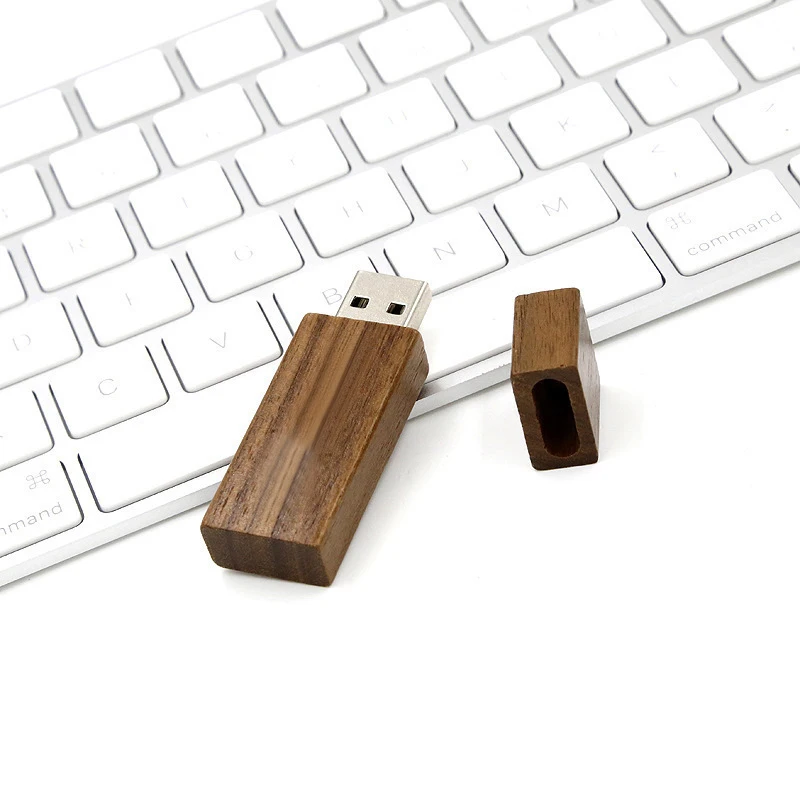 1pcs  Wooden USB Pen Drive 8GB USB 2.0 Stick 16GB 32GB Flash Drive Exquisite Gift