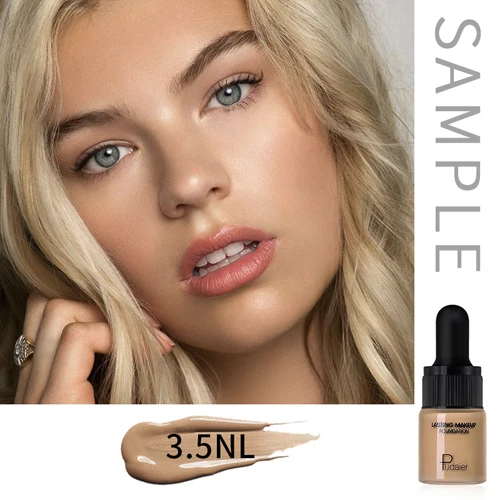 3.5NL PUDAIER 40 цветов длинная одежда для лица и тела Жидкая Основа SPF 30 полное покрытие увлажняющий лицо капля образец тональный крем 5 мл - Цвет: 3.5NL