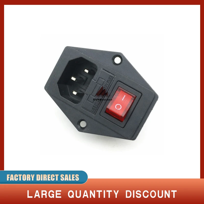 3D Printer Parts Prusa i3 250V 3 In 1 Fuse Power Switch Outlet Adapter AC Wholesale | Компьютеры и офис