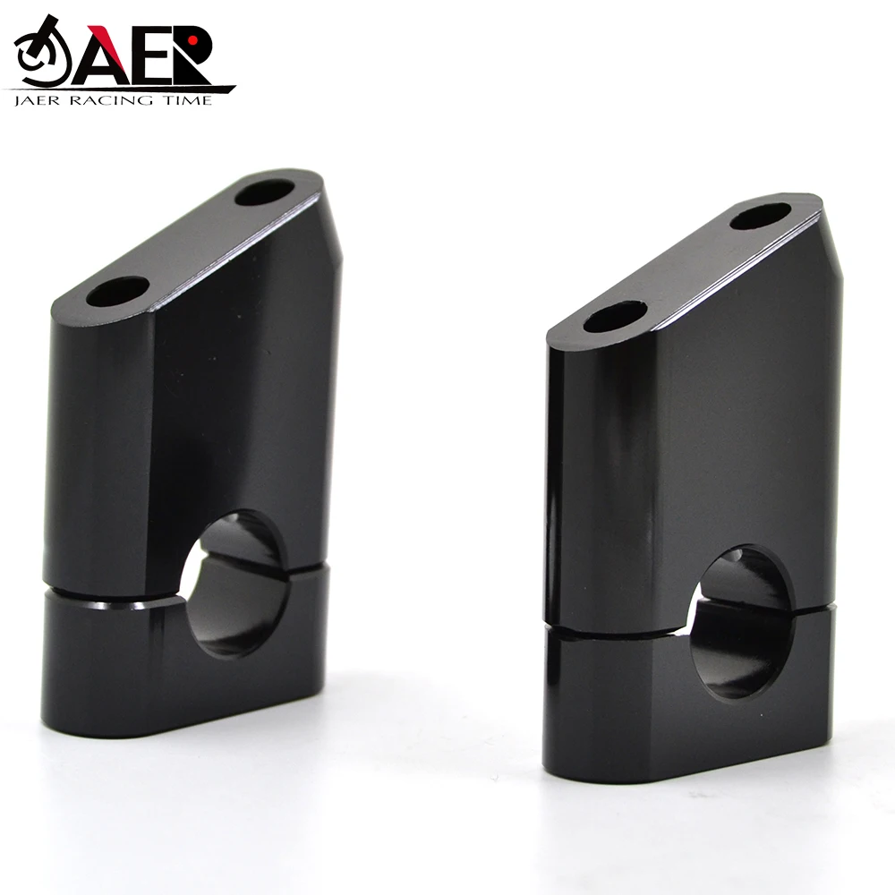 

2X Universal 7/8" 22mm Aluminum Motorcycle Handlebar Riser Bar Mount Clamp for Harley Yamaha Honda Kawasaki Suzuki