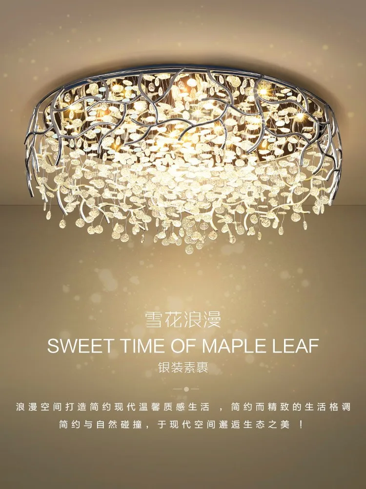 

Светодиодный Потолочные светильники с кристаллами, современная лампа на потолок в скандинавском стиле, декоративная лампа для спальни, гостиной