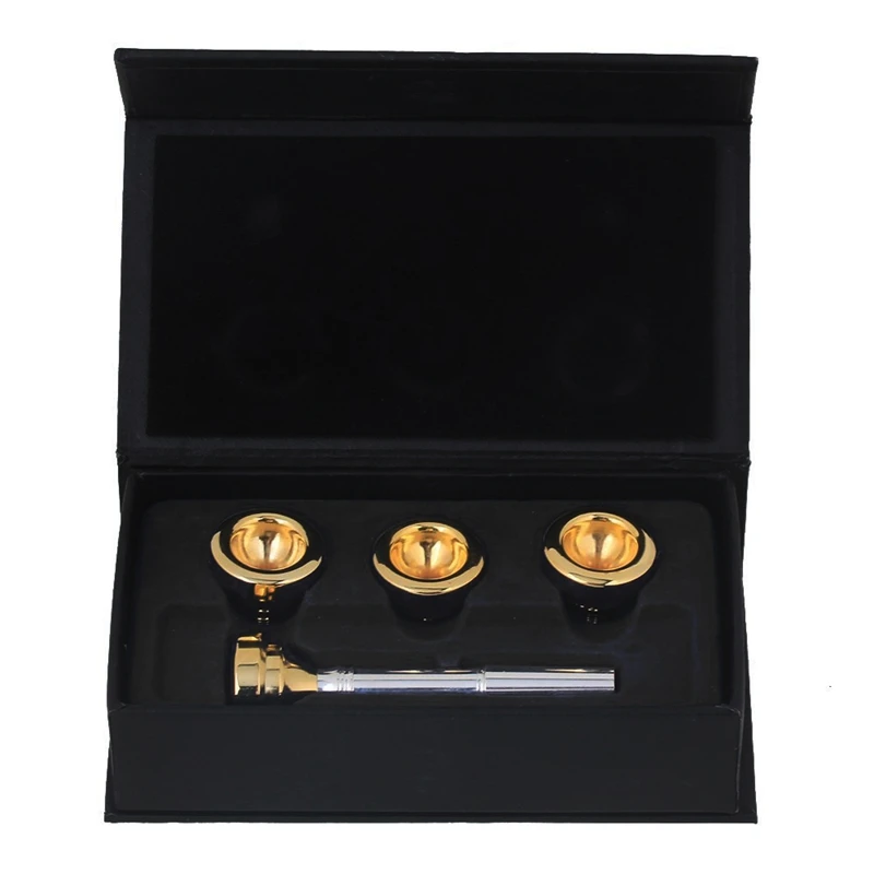 Серебряный мундштук трубы с золотом 4 размера трансформер 7c 5c 3c 1c | Компьютеры и