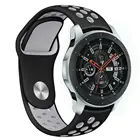Ремешок силиконовый для Samsung Galaxy watch 3, 45, 46, 42 мм, gear s3, Active 2, huawei watch gt 2-2e-pro