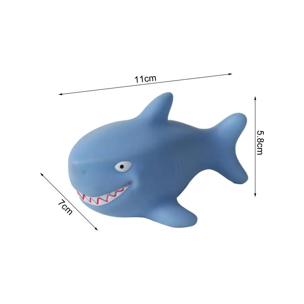 Shark Bath Toys Baby Kids Led Lighting Up Water Floating Toy Glowing Beach Toys for Children Luminous Swim PVC Cartoon Toys