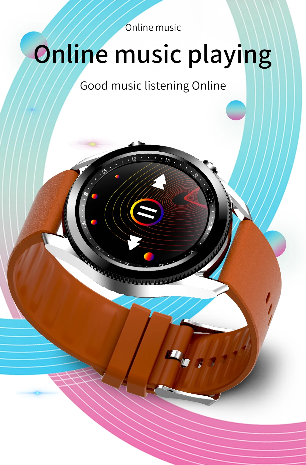 

F5 smart watch men's bluetooth call plus play music remote control camera photo personality heart rate sports watch PK GT2 PRO