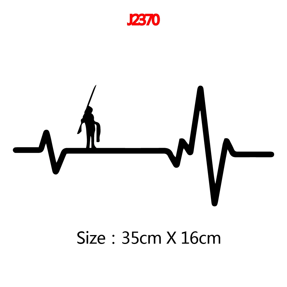 3D Наклейка на стену с ЭКГ наклейка домашний декор ПВХ наклейки домашние