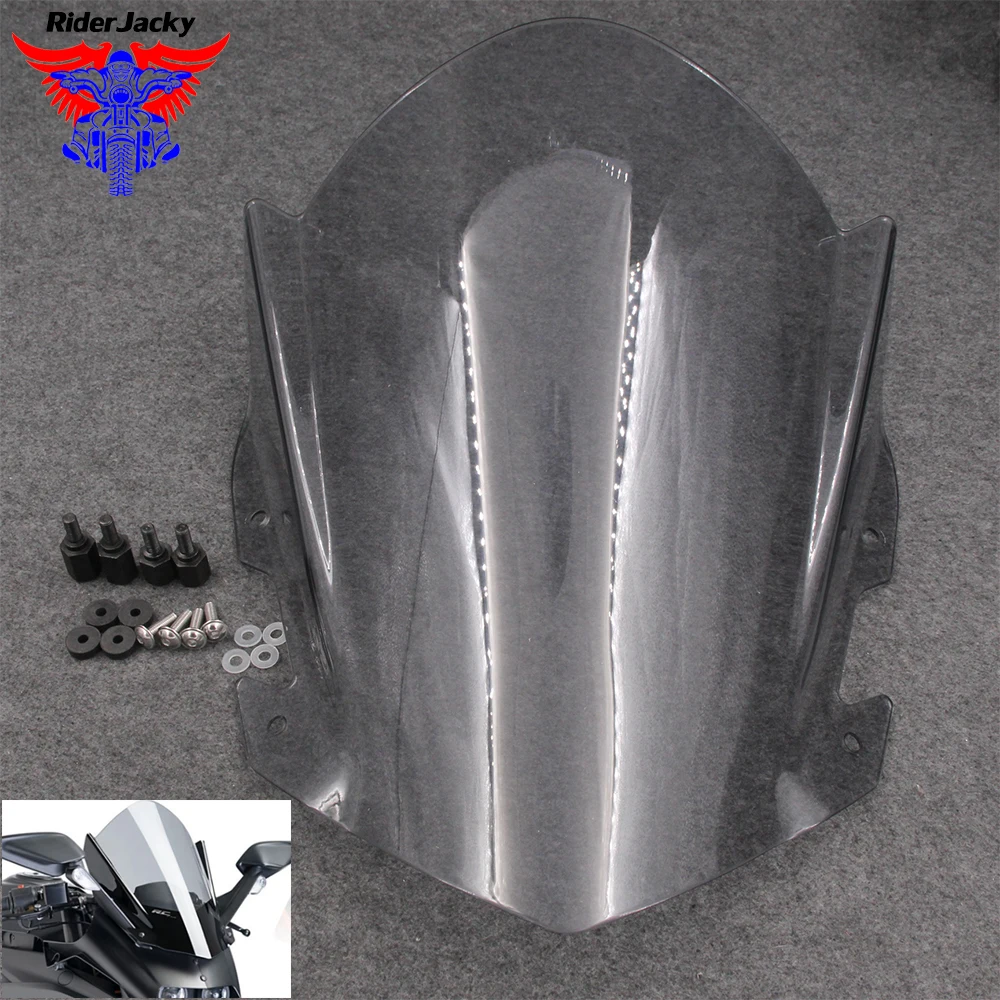 Лобовое стекло мотоцикла козырек Parabrisa с кронштейном для KTM RC125/RC200/RC390 RC 125 200