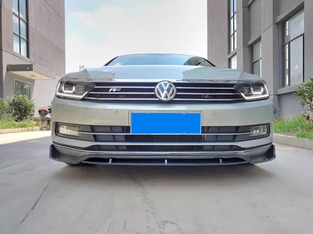 Задний спойлер для Volkswagen Passat B8 2017 2018 задний ABS диффузор переднего бампера|Обвесы| |