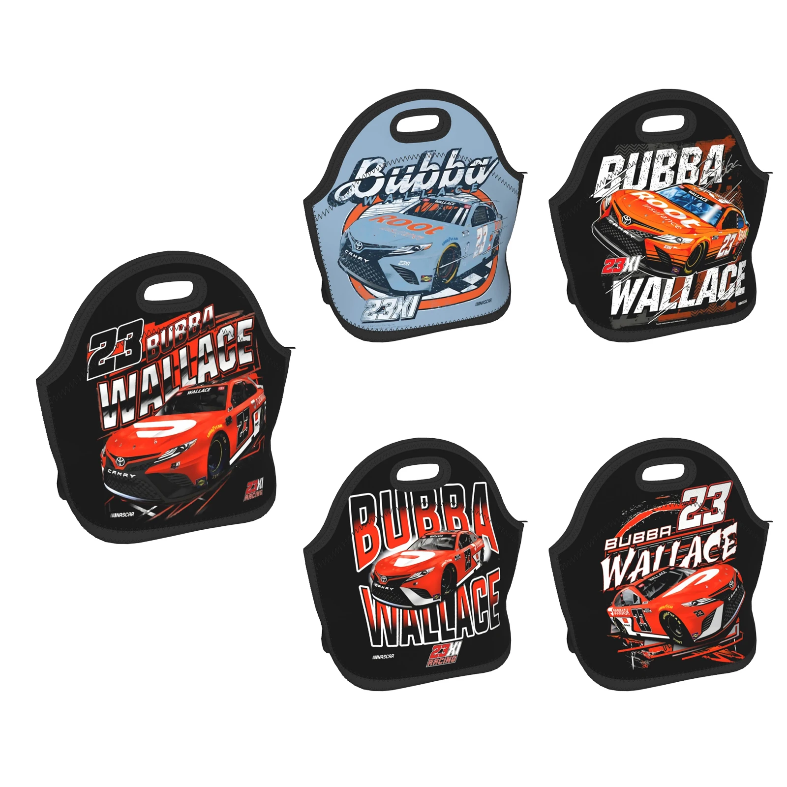 

Bubba Wallace 23 Сумочка для обедов теплоизолированная Сумка-тоут для ланча для мужчин и женщин