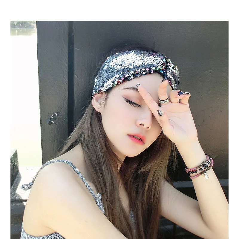 

Женская модная головная повязка для вечерние, сексуальная женская головная повязка, радужная головная повязка для девушек