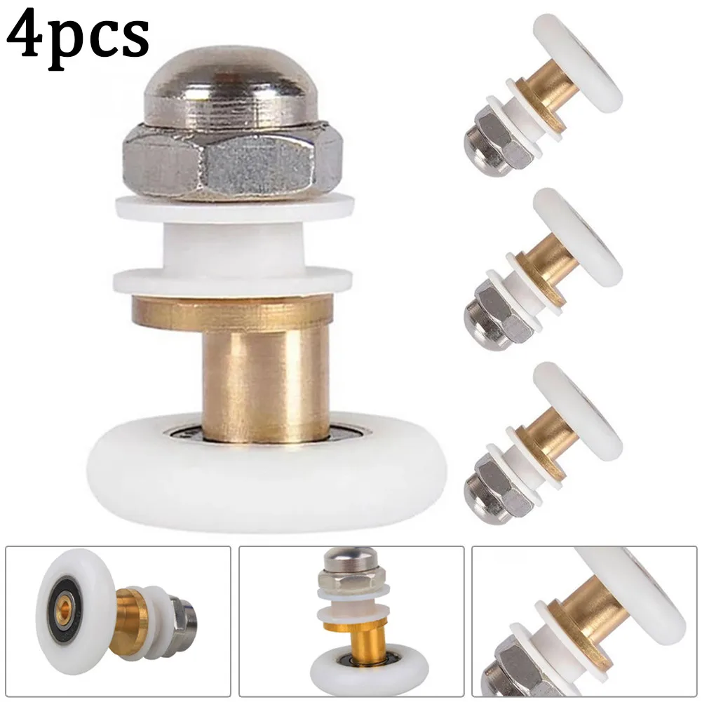 4 шт. колёса для раздвижных стеклянных дверей 20/35/25/27 мм | Строительство и ремонт