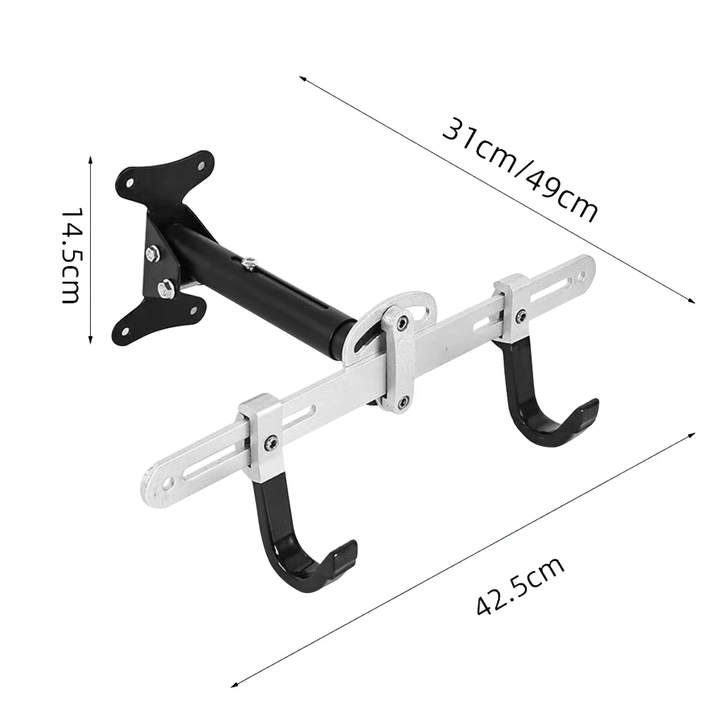 

Horizontal Indoor Bike Wall Mounts Holder Stand Rack Horizontal Metal Bicycle Rack Holder Hook Road Mountain Bike Stand Garage