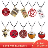 anime necklaces geometric star akatsuki cloud pendant choker bead necklace couple necklace for men women jewelry gift