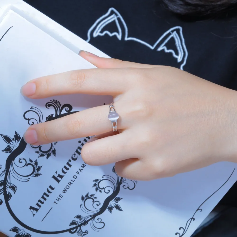 Оригинальные Серебряные кольца CiNily с искусственным опалом для женщин подарок