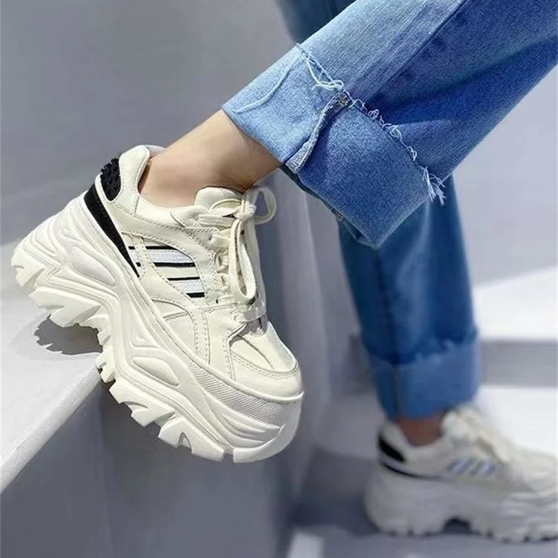 

Luxury Sneakers Women Shoes Ladies Trainer Thick Bottom Designer Platform Sneakers Women Vulcanized Shoes Zapatillas De Mujer