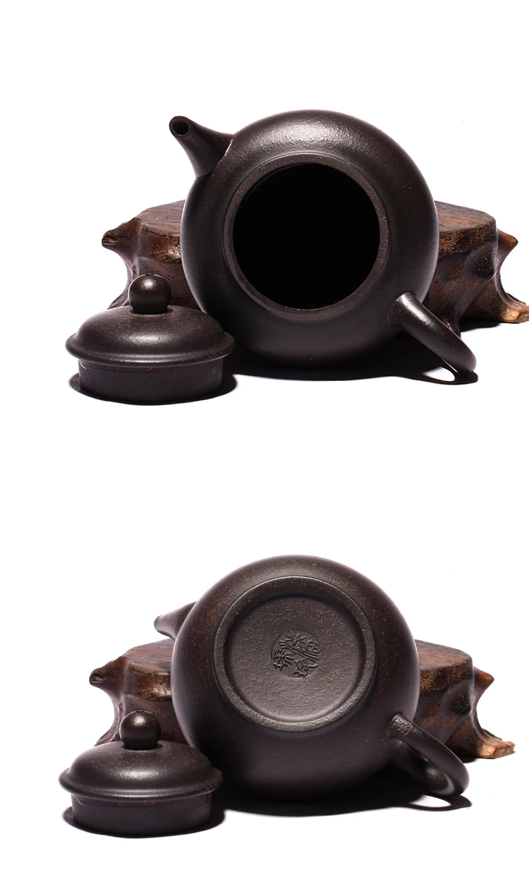 Новинка 100 мл чайный набор черный глыбы пески горшок 188 отверстий в форме шарика