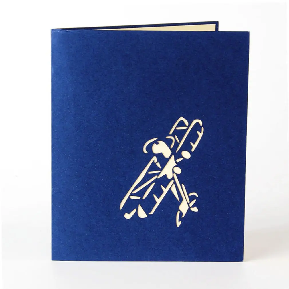 Ручная работа 3D поздравительная открытка популярная хорошая Праздничная бумага