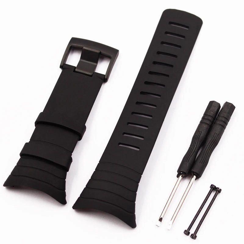 

New watch strap silicone strap + buckle fasteners SUUNTO CORE replace the electronic watch watch strap men watch wristband