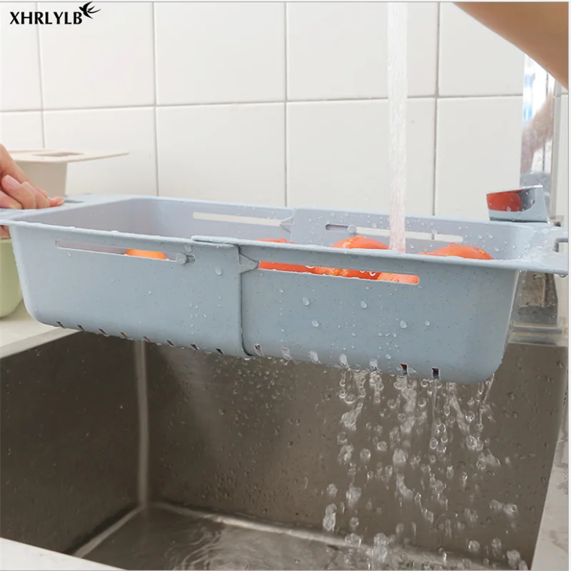 XHRLYLB новая выдвижная регулируемая раковина телескопическая корзина для мытья