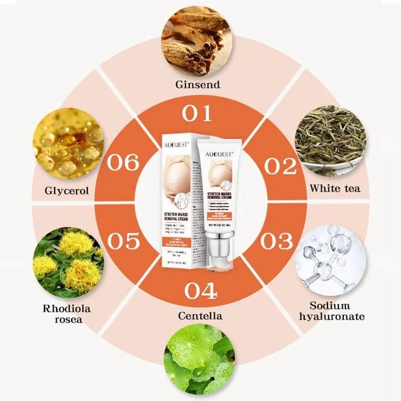 

Skin Cream For Scar Stretch Marks Scar Removal Cream Maternity Anti-winkles Women Firming Skin Care Body 45g For Pregnant R D2N0