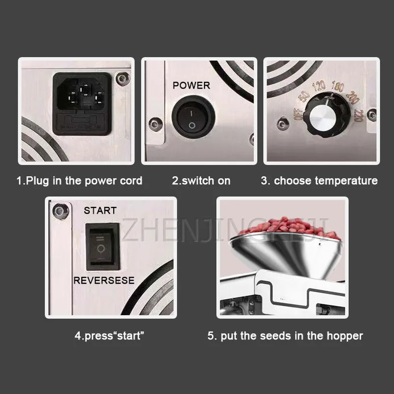 Машина для прессования масла Коммерческая/бытовая техника Экстрактор арахиса