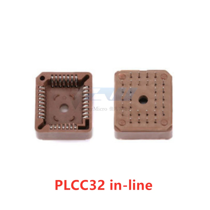 10 шт./лот PLCC32 PLCC44 слот прямое гнездо IC базовый чип тестовый блок|Соединители| |