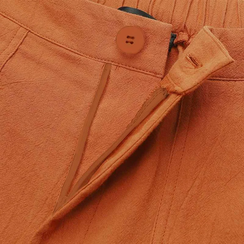 

Plus Size Elegant Trousers ZANZEA Women Autumn Harem Pants Casual Elastic Waist Solid Split Palazzo Loose Turnip Pantalon 5XL