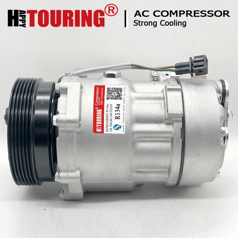 SD7V16 AC Компрессор кондиционера для фольксаген Passat 35i Golf 3 Corrado 357820803R 8FK351127-521 7M0820803C 7M0820803N