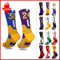 1pair professional elite basketball socks mens thick cotton sports sock super star non slip durable skateboard sock good quality