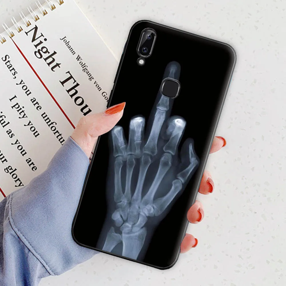 Чехол для телефона vivo Y85, ударопрочный, задняя крышка из TPU на Y 85, мягкий силиконовый кул-шелл.