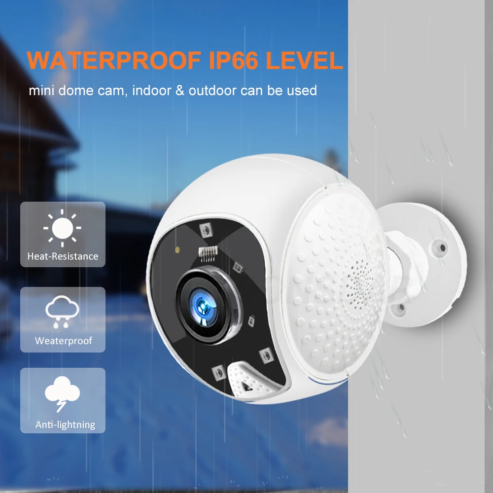IP-камера купольная 1080P HD Wi-Fi 2 МП 4-кратный зум | Безопасность и защита