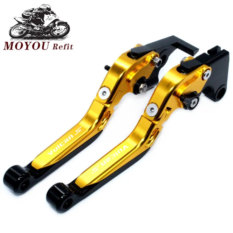 

Motorcycle Brake Clutch Levers short CNC For Kawasaki VUICAN-S 650 2015-2016 Logo Vuican-s