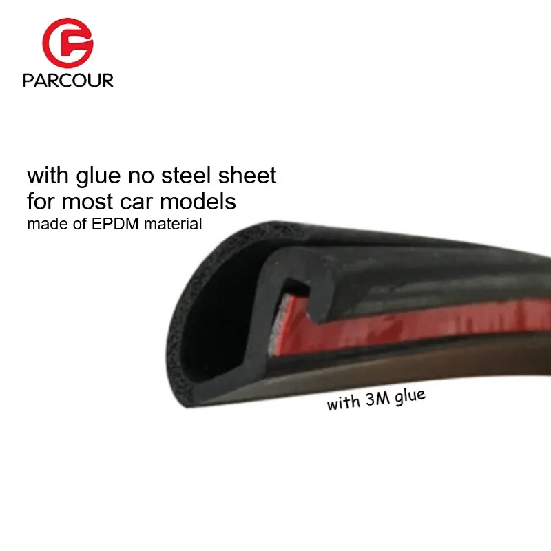 Пара автомобильных дверные уплотняющие полоски звукоизоляция резиновая