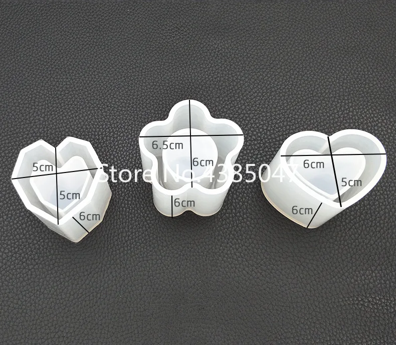 Геометрический держатель для ручек цветок сердце сделай сам УФ-смола форма