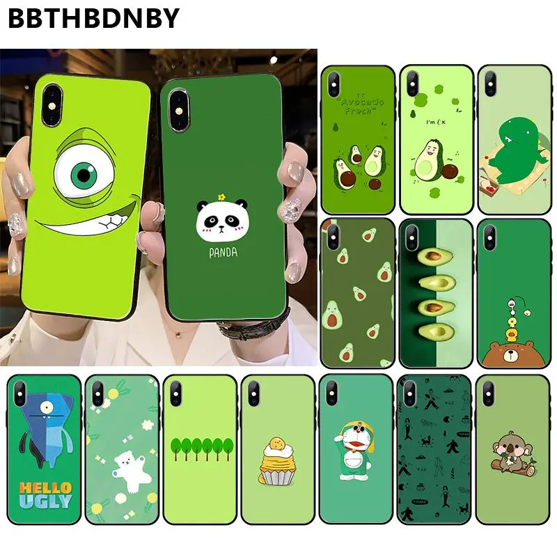 Чехол для телефона авокадо арбуз DIY роскошный высококачественный чехол iPhone 11 pro XS