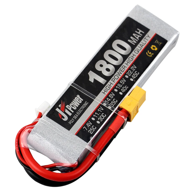Bater&iacute;a Lipo para helic&oacute;ptero a control remoto, 1800mAh, 25C, 3S, 11,1 V, Drone para avi&oacute;n a control remoto, coche, barco-1