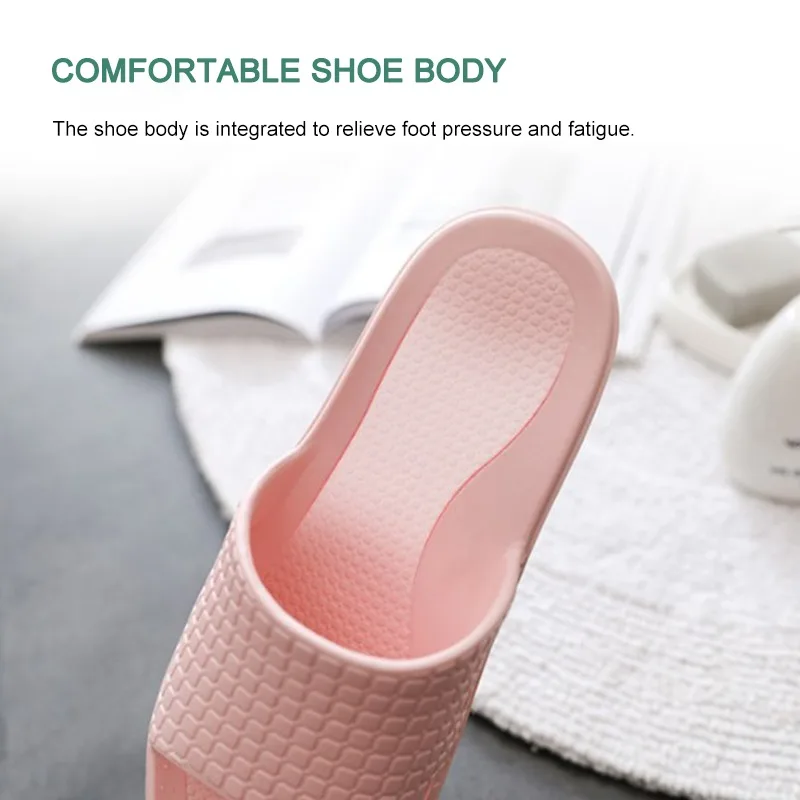 

Women Flatform Slippers Summer Beach Eva Soft Sole Slide Sandals Leisure Men Ladies Indoor Bathroom Shower Anti-slip Shoes