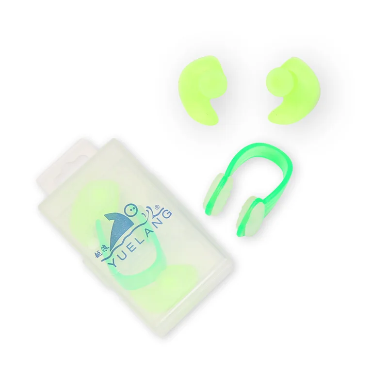 Шапочка для купания мягкие Заглушки ушей плавания очки Силиконовая