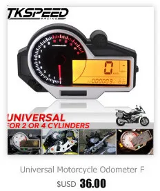 Мотоциклетные инструменты 10000 RMP ЖК Спидометр Тахометр для Yamaha Zuma BMK x125 YW125 speedomerter для Yamaha BWS 7 цветов