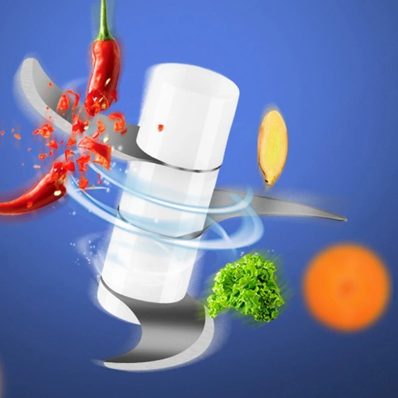 Домашняя электрическая мясорубка портативный блендер спиральная овощерезка