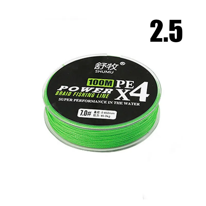 

Hot 100m PE Fishing Line Tear Resistant Bass Carp Fish Fishing Accessories MVI-ing