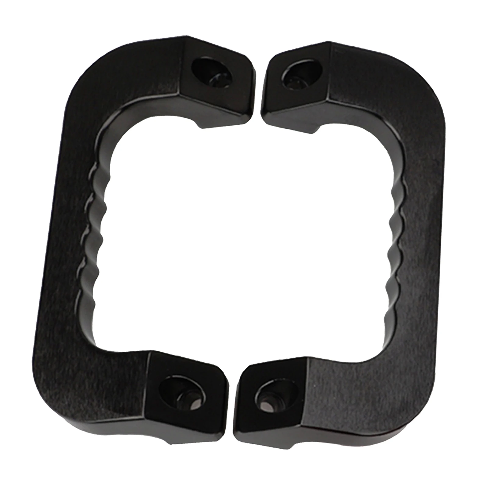 

1 Pair Aluminum Alloy Car Internal Door Armrest Front Row Compatible for Toyota RegiusAce Hiace 2005-2018